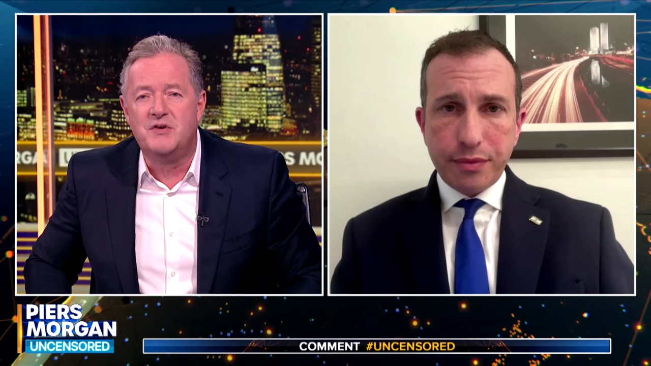 Piers Morgan has fiery debate with Israeli Spokesman Avi Hyman on civilian casualties 0 38 screenshot