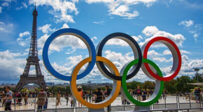 paris olympics eiffel tower 2024