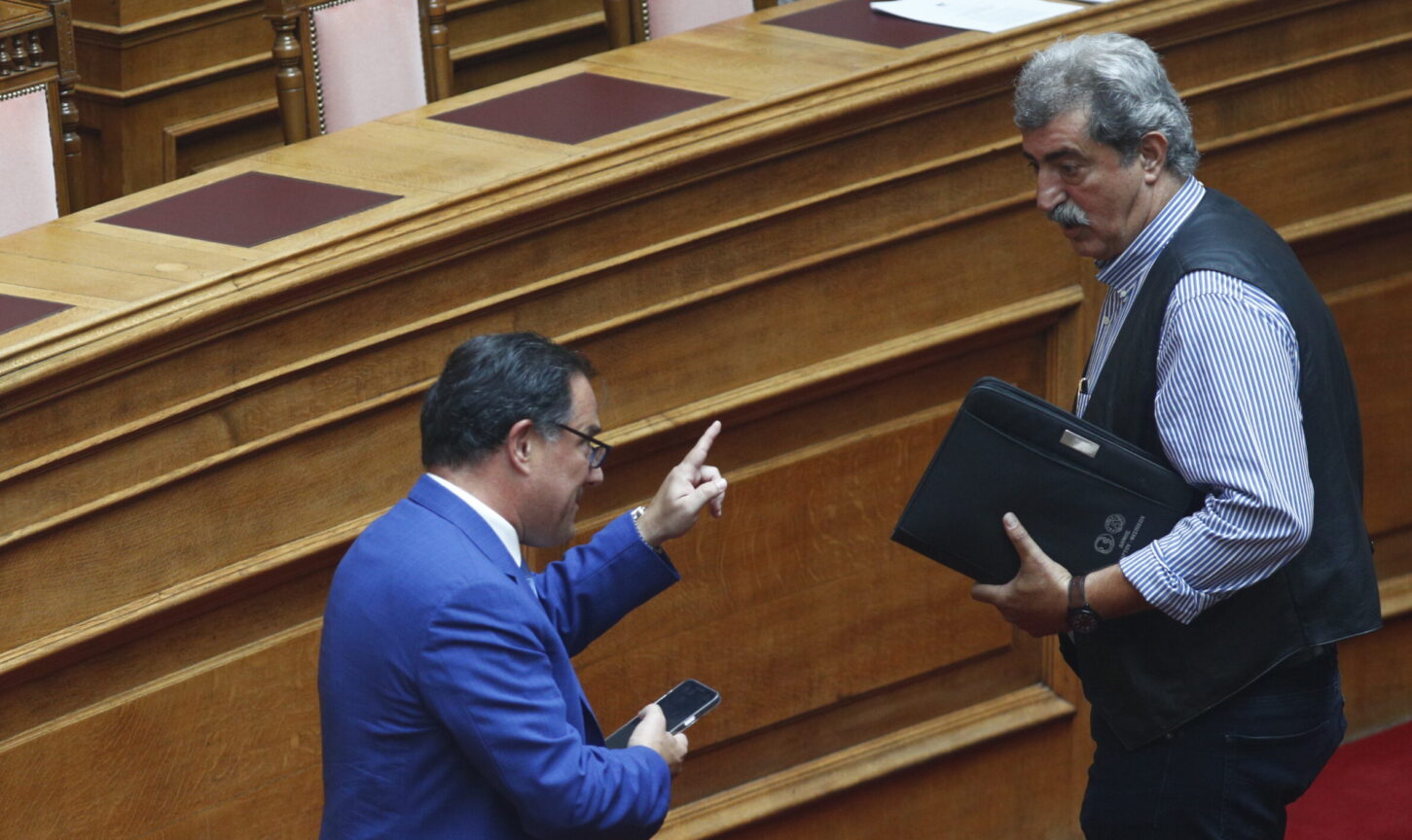 «Λες π@π@ριες»: Άγρια αντιπαράθεση μεταξύ Γεωργιάδη και Πολάκη μέσα στη Βουλή
