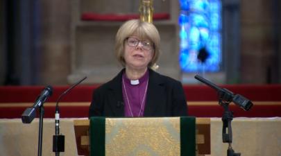 Live First ever female Archbishop of Canterbury Sarah Mullally delivers speech 10 23 screenshot