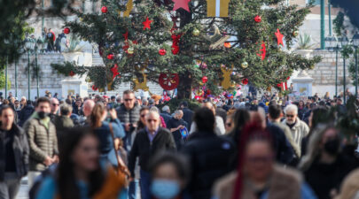 ΚΙΝΗΣΗ ΣΤΗΝ ΟΔΟ ΕΡΜΟΥ (ΓΙΑΝΝΗΣ ΠΑΝΑΓΟΠΟΥΛΟΣ/EUROKINISSI)