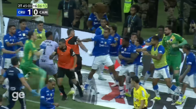 BRIGA CRUZEIRO X ATLETICO MG REGISTRA CENAS LAMENTAVEIS Campeonato Mineiro ge.globo 0 29 screenshot
