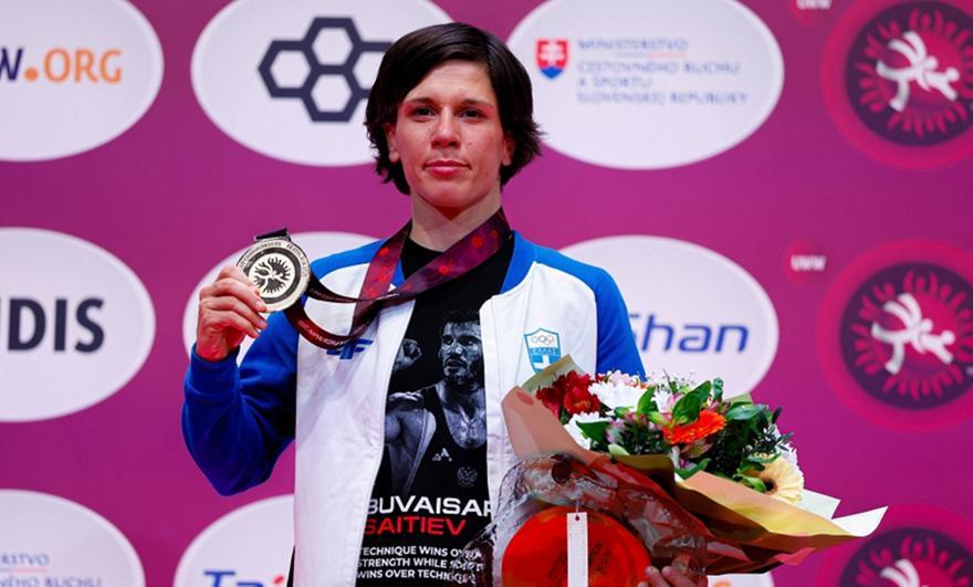 Ευρωπαϊκό Πρωτάθλημα Πάλης: Ασημένια η Πρεβολαράκη