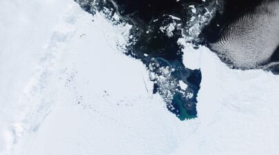 Thwaits Glacier Antarctica pillars