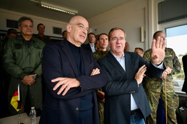 Νίκος Δένδιας και Μπόρις Πιστόριους στην Κρήτη